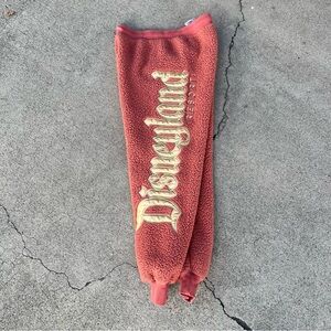 Disney spirit jersey sweat pants Sherpa joggers small